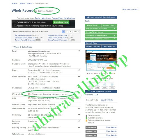 traveloka lokasi server watermark