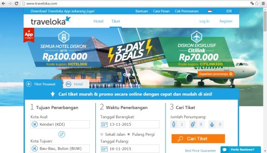 traveloka main site