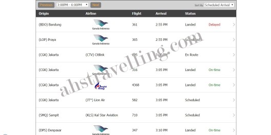 flightstats - juanda arrivals2