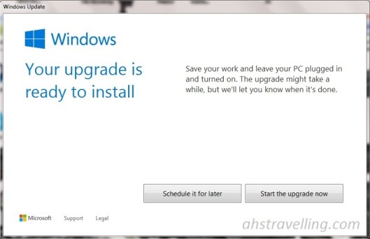 windows 10 ready to install croped
